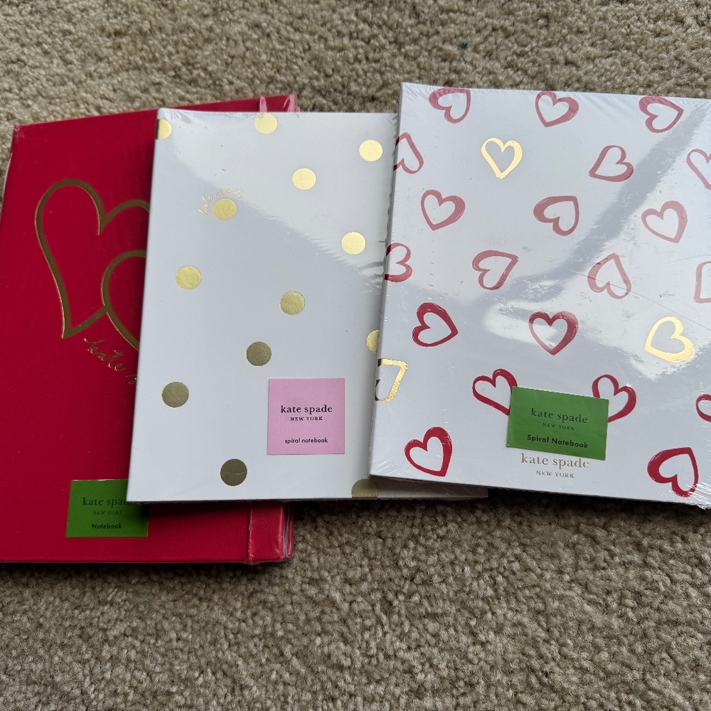 Kate Spade notebooks